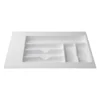 Icon Technologies® 00180 - White Plastic Cutlery Tray With Compartments