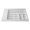 Icon Technologies® 00181 - White Plastic Cutlery Tray With Compartments