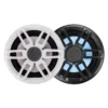 Fusion® 010-02196-20 - XS Sport Series 200W 2-Way 4-Ohm 6.5" White/Gray Flush Mount Speakers With LED Lights, Pair