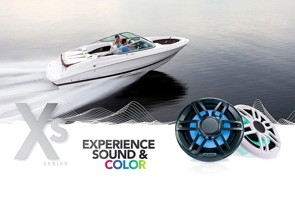 Fusion® - XS Series Sports White And Sports Gray Speakers With LED Lighting 7 Fusion® - XS Series Sports White And Sports Gray Speakers With LED Lighting - Image 7