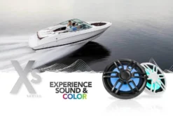 Fusion® - XS Series 600W Sports White And Sports Gray Subwoofer With LED Lighting -Magma Store 010 02198 20 9