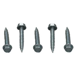 AP Products® - 8" X 1" Raw Unslotted Hex Washer Head Screws