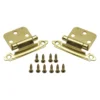 AP Products® - Brass Self-Closing Flush Mount Cabinet Door Hinges