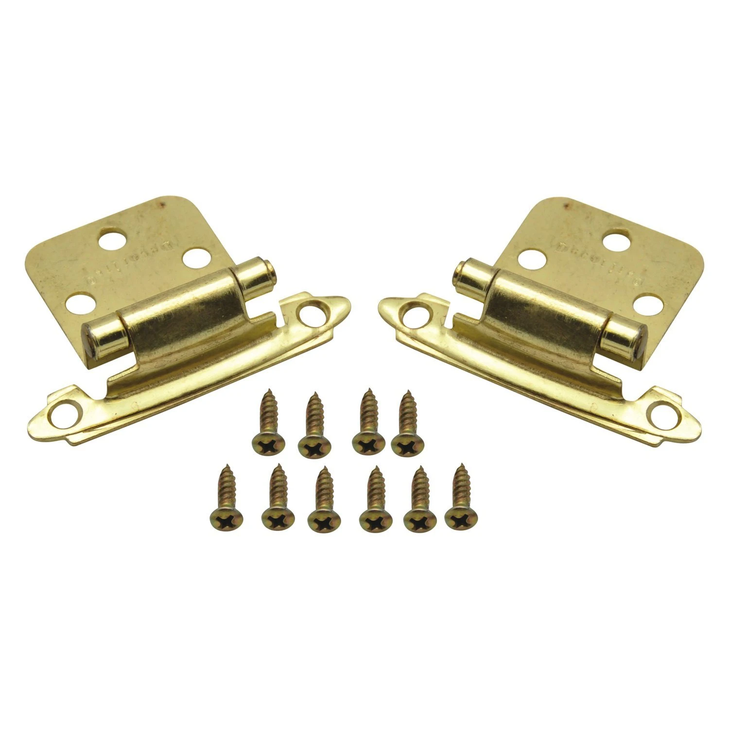 AP Products® - Brass Self-Closing Flush Mount Cabinet Door Hinges 1 AP Products® - Brass Self-Closing Flush Mount Cabinet Door Hinges