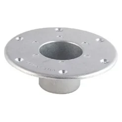 AP Products® 013-1112 - 2-1/4 Round Chrome Flush Mount Table Leg Base