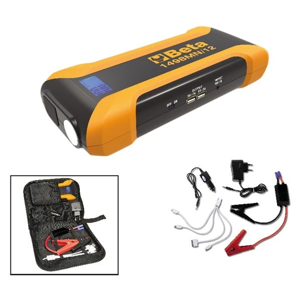 Beta Tools® - 1498MN/12-Series™ 12 V Portable Multi-Purpose Jump Starter With Flashlight 2 Beta Tools® - 1498MN/12-Series™ 12 V Portable Multi-Purpose Jump Starter With Flashlight - Image 2