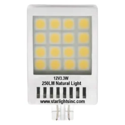 AP Products® - Star Lights Series Wedge D.F. Base 250 Lm Warm White LED Bulb