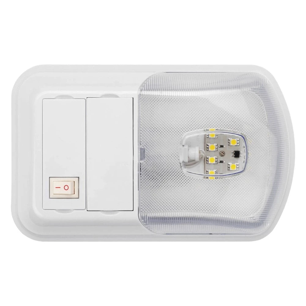 AP Products® 016-BL3002 - Brilliant Light Series Oblong Surface Mount LED Single Bulb Overhead Light With Switch (8.5"L X 5.3"W X 2.0"D) 1 AP Products® 016-BL3002 - Brilliant Light Series Oblong Surface Mount LED Single Bulb Overhead Light With Switch (8.5"L X 5.3"W X 2.0"D)