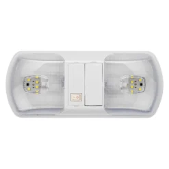 AP Products® 016-BL3003 - Brilliant Light Series Oblong Surface Mount LED Double Bulbs Overhead Light With Switch (12.0"L X 5.3"W X 2.0"D)