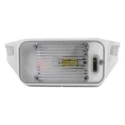 AP Products® 016-SL1000 - Star Lights™ SL1000 Rectangular Clear Lens White Case LED Motion Activated Porch Light