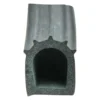 AP Products® 018-023-PT - 50' Black EPDM Sponge Rubber Door/Window D-Seal With Ribs