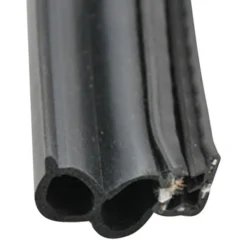 AP Products® - 28' Black Rubber Door/Window Double Bulb Seal
