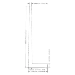 AP Products® - EK™ 20' Black Rubber Slide-Out L-Wiper 3 AP Products® - EK™ 20' Black Rubber Slide-Out L-Wiper -Magma Store 018 188 2