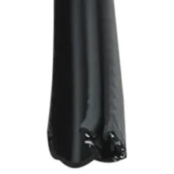 AP Products® - 28' Black Rubber Door/Window J-Seal