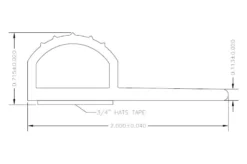 AP Products® - 35' Plastic Slide-Out EK Base With Wiper -Magma Store 018 314 2