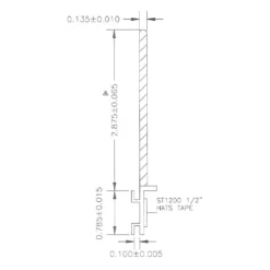 AP Products® 018-317 - 35' White Plastic Slide-Out EK Base With Wiper