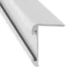 AP Products® 021-85201-16 - 16' Polar White Aluminum Long Corner Moulding