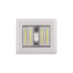 AP Products® 025-040 - Glow Max Series Rectangular 400 Lm Surface Mount LED Double Bulbs Overhead Light With Switch