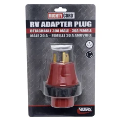 Valterra® 03030DAVP - Mighty Cord™ Power Cord Adapter (30A Straight Male X 30A Locking Female)