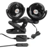 Prime Products® - 12V DC Dual Head Clip-On-Fan