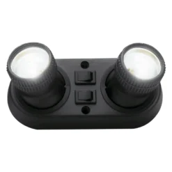 AP Products® - Europa Series Black Housing Surface Mount Incandescent Swivel Reading Light With Switch