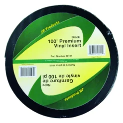 JR Products® 10111 - 100' Black Vinyl Premium Trim Insert
