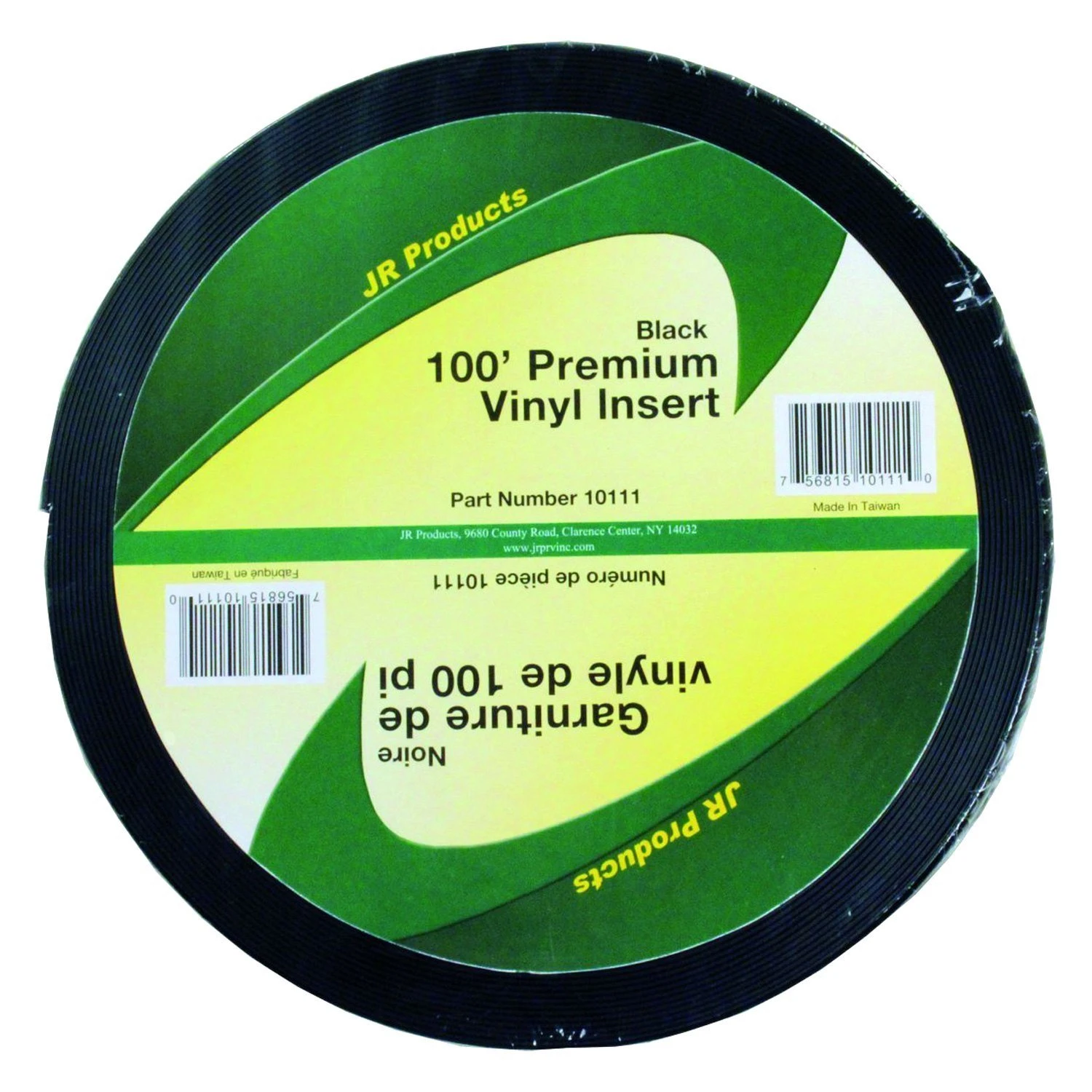 JR Products® 10111 - 100' Black Vinyl Premium Trim Insert 1 JR Products® 10111 - 100' Black Vinyl Premium Trim Insert
