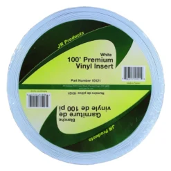 JR Products® 10121 - 100' White Vinyl Premium Trim Insert