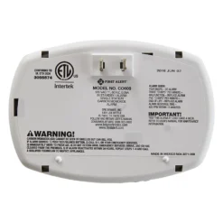 First Alert® - Basic™ Plug-in White Carbon Monoxide Alarm With Battery Backup -Magma Store 1039730 3