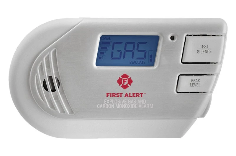 First Alert® - White Surface Mount Explosive Gas/Carbon Monoxide Alarm With Battery Backup & Digital Display 2 First Alert® - White Surface Mount Explosive Gas/Carbon Monoxide Alarm With Battery Backup & Digital Display - Image 2