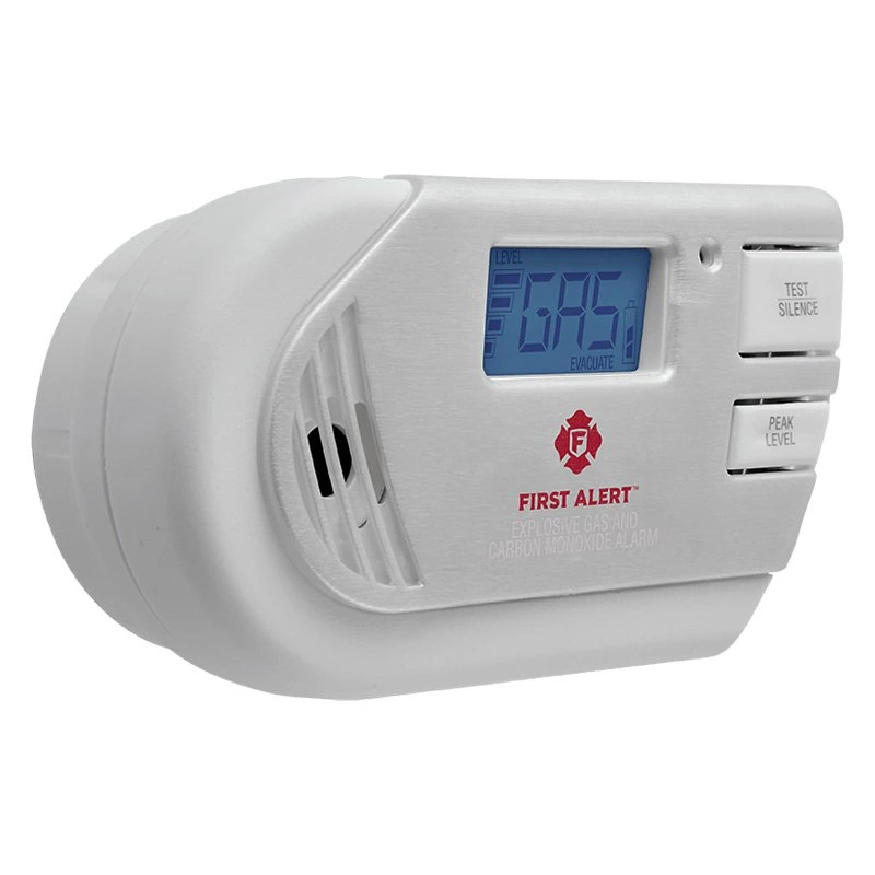 First Alert® - White Surface Mount Explosive Gas/Carbon Monoxide Alarm With Battery Backup & Digital Display 1 First Alert® - White Surface Mount Explosive Gas/Carbon Monoxide Alarm With Battery Backup & Digital Display