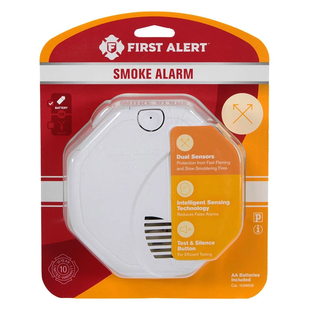 First Alert® - Battery White Surface Mount Smoke/Fire Alarm With Smart Sensing Technology 6 First Alert® - Battery White Surface Mount Smoke/Fire Alarm With Smart Sensing Technology - Image 6