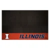 FanMats® 12119 - NCAA University Of Illinois 26" X 42" Grill Mat With "I" Logo & "Illinois" Wordmark