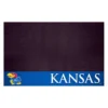 FanMats® 12121 - NCAA University Of Kansas 26" X 42" Grill Mat With "KU Bird" Logo & "Kansas" Wordmark