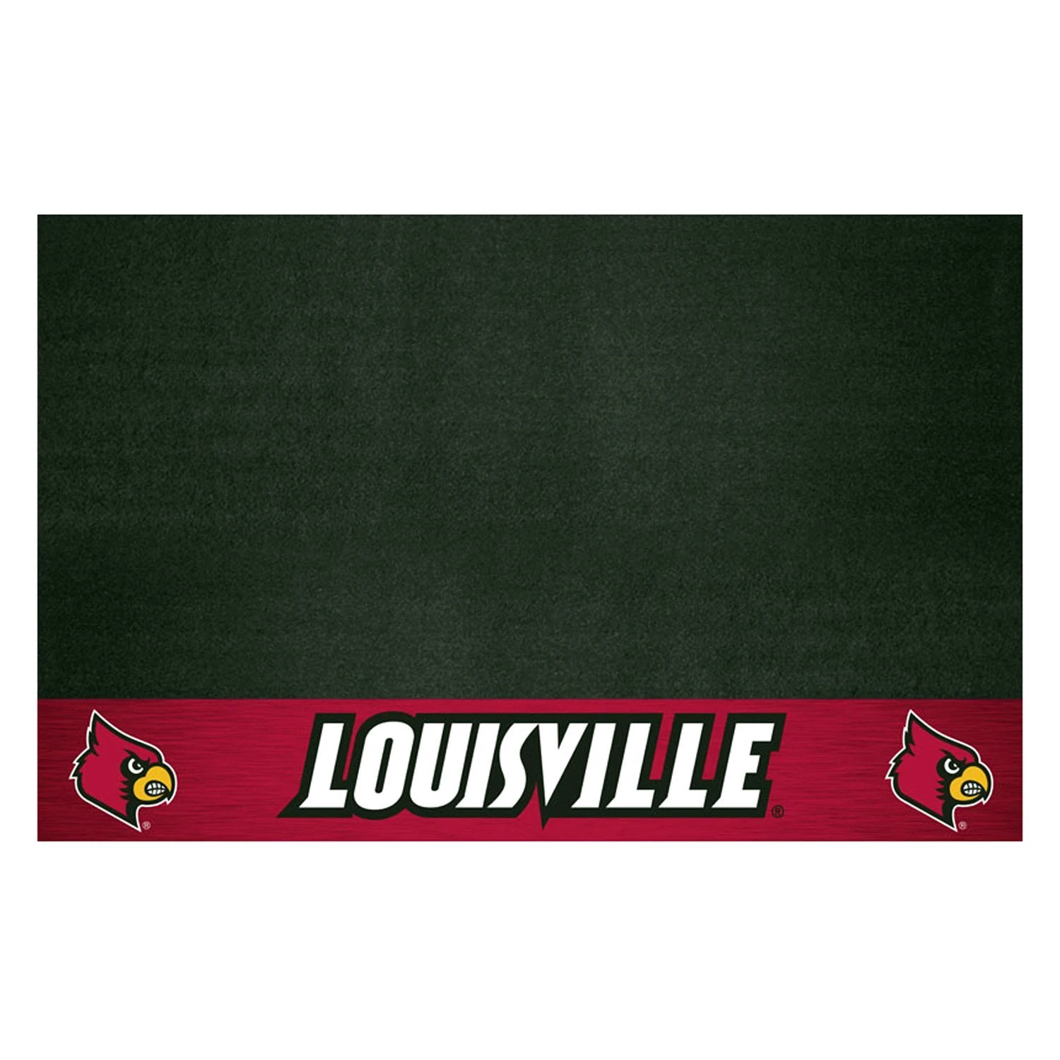 FanMats® 12123 - NCAA University Of Louisville 26" X 42" Grill Mat With "Cardinal" Logo & "Louisville" Wordmark 1 FanMats® 12123 - NCAA University Of Louisville 26" X 42" Grill Mat With "Cardinal" Logo & "Louisville" Wordmark