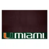 FanMats® 12125 - NCAA University Of Miami 26" X 42" Grill Mat With "U" Logo & "U Miami" Wordmark