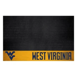 FanMats® 12136 - NCAA West Virginia University 26" X 42" Grill Mat With "WV" Logo & Wordmark