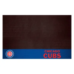 FanMats® 12148 - MLB "Chicago Cubs" 26" X 42" Grill Mat With "Circular Cubs" Primary Logo & "Chicago Cubs" Wordmark