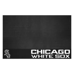FanMats® 12149 - MLB "Chicago White Sox" 26" X 42" Grill Mat With "Sox" Primary Logo & "Chicago White Sox" Wordmark