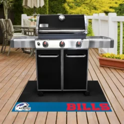 FanMats® 12177 - NFL "Buffalo Bills" 26" X 42" Grill Mat With "Buffalo" Logo & "Bills" Wordmark