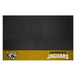 FanMats® 12188 - NFL "Jacksonville Jaguars" 26" X 42" Grill Mat With "Jaguar" Logo & "Jacksonville Jaguars" Wordmark