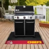 FanMats® 12189 - NFL "Kansas City Chiefs" 26" X 42" Grill Mat With "KC Arrow" Logo & "Chiefs" Wordmark