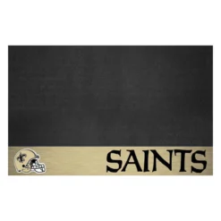 FanMats® 12193 - NFL "New Orleans Saints" 26" X 42" Grill Mat With "Fluer-De-Lis" Logo & "Saints" Wordmark