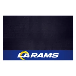 FanMats® 12202 - NFL "Los Angeles Rams" 26" X 42" Grill Mat With "Ram" Logo & "Los Angeles Rams" Wordmark