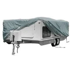ADCO® 12253 - SFS AquaShed™ Hi-Lo Trailer Cover (Gray With White Roof, Up To 26')