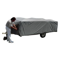ADCO® 12290 - SFS AquaShed™ Pop-Up Trailer Cover (Gray With White Roof, Up To 8')