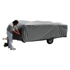 ADCO® 12292 - SFS AquaShed™ Pop-Up Trailer Cover (Gray With White Roof, Up To 12')