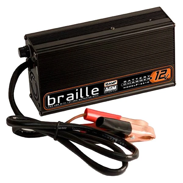 Braille Battery® - 12 V Compact Battery Charger 1 Braille Battery® - 12 V Compact Battery Charger