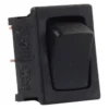 JR Products® 12781-5 - Single SPST On/Off Rectangular Black Mini Multi Purpose Switch
