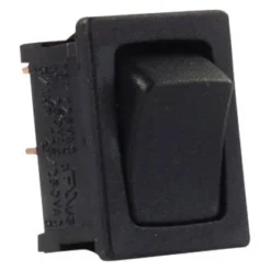 JR Products® 12781-5 - Single SPST On/Off Rectangular Black Mini Multi Purpose Switch